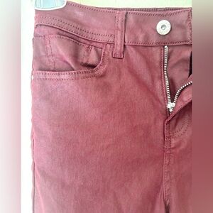 Zara Denim Collection stretch jeans- Red size 2